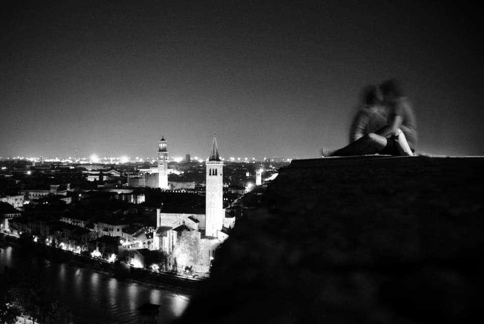 Night City Romance by Codrin Lupei — canvas wall art