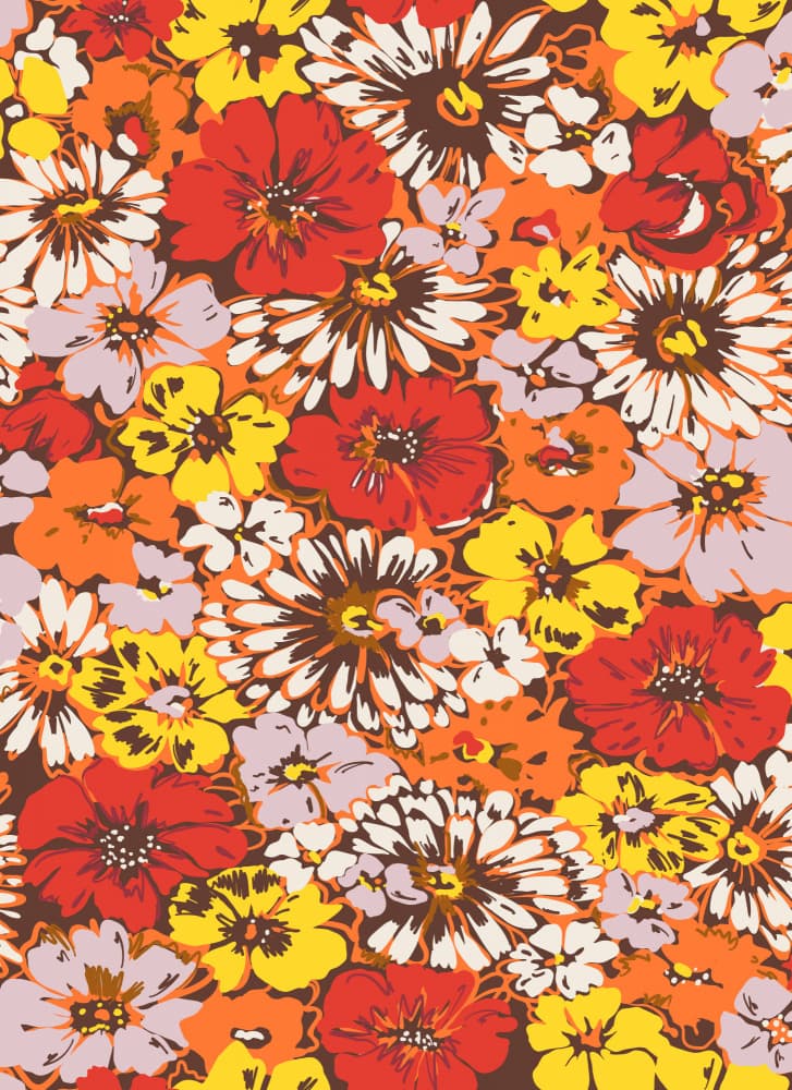 Groovy Floral Bloom by Alexandra Weise — canvas wall art