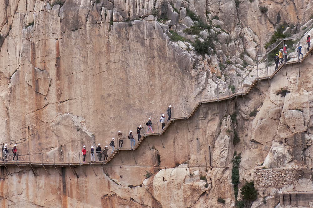 Cliffside Mountain Path by Juan Cardador — canvas wall art