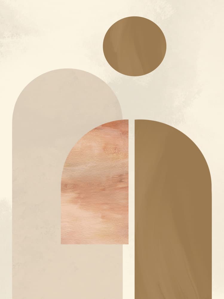 Abstract Harmony by Treechild — canvas wall art