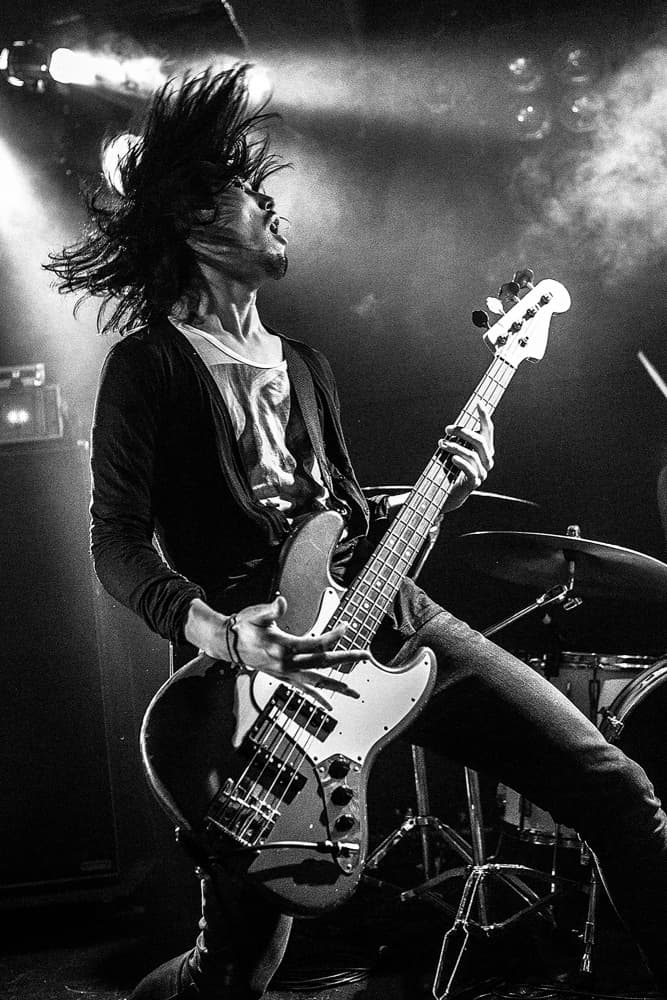 Energetic Bass Performance by Kenji Nakamatsu — canvas wall art