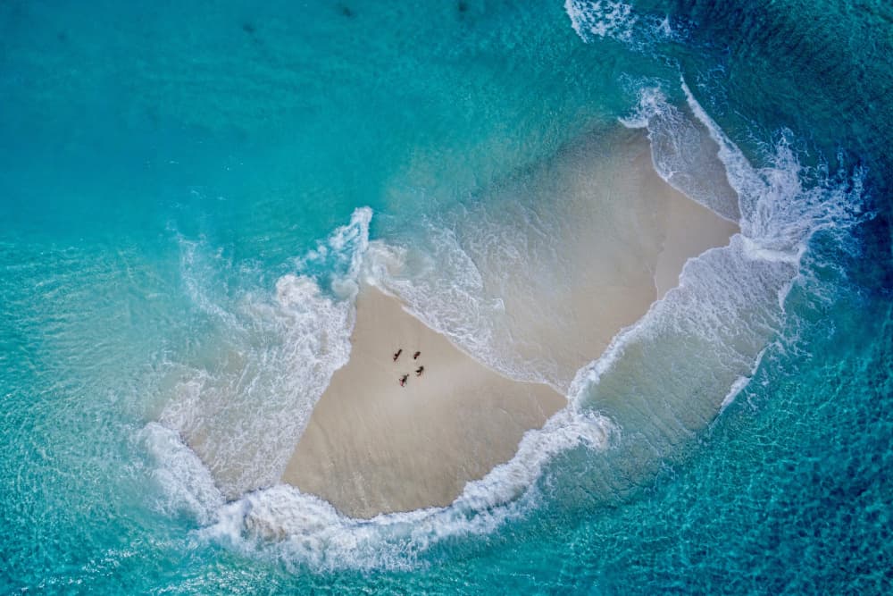 Turquoise Island Escape by Serge Melesan — canvas wall art