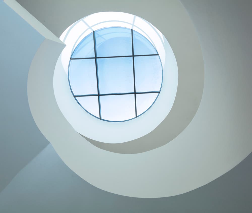Upward Spiral Skylight by Marianne Wogeck — canvas wall art