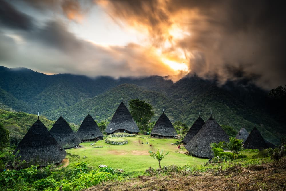 Traditional Mountain Village by Joseph Ng — canvas wall art