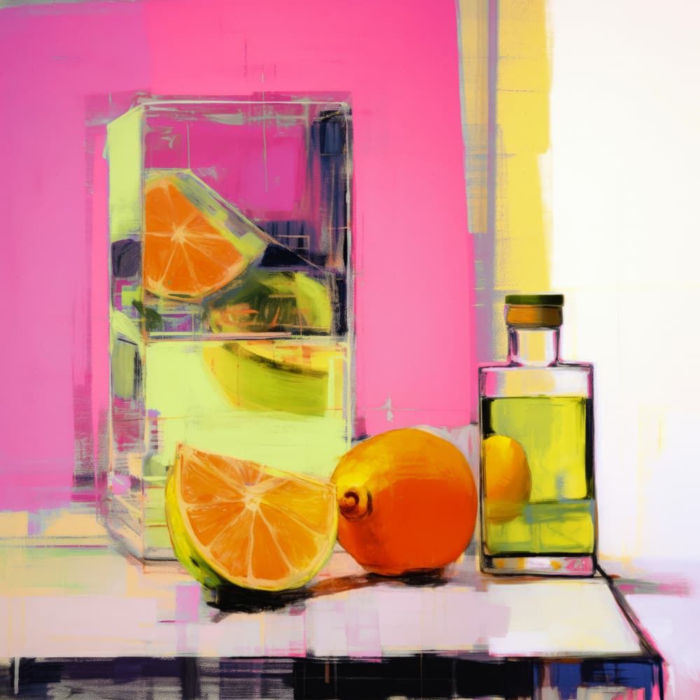 Citrus Symphony by Treechild — canvas wall art