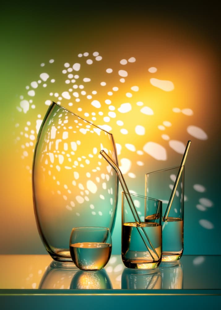 Vibrant Glass Light Play by Rico Cavallo — canvas wall art