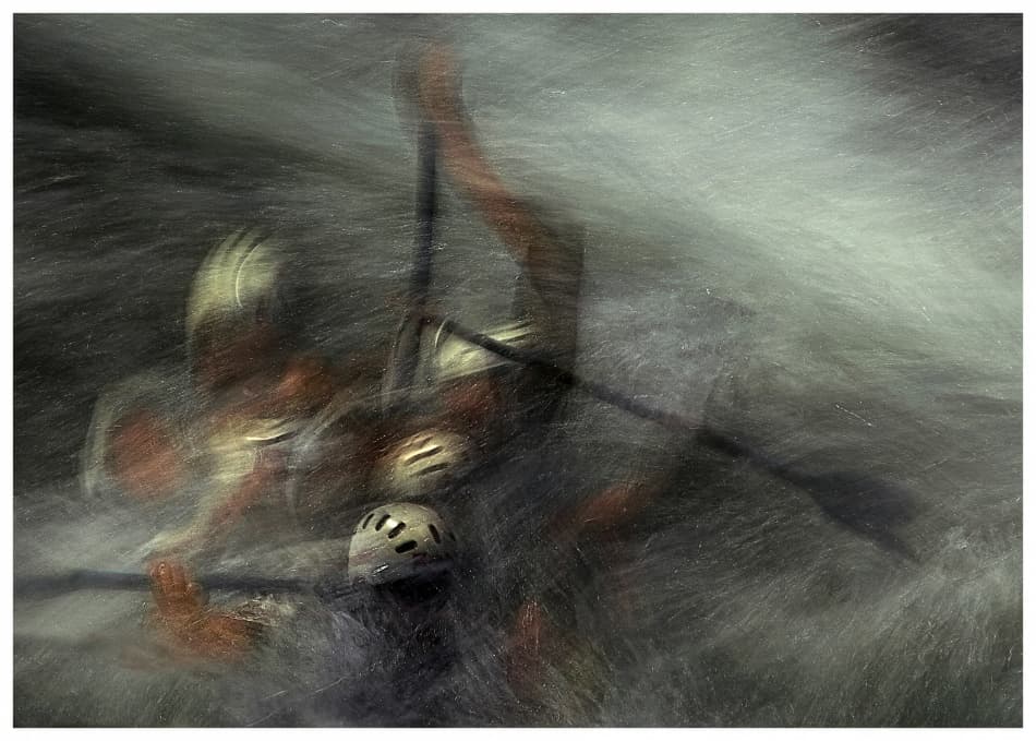 White Water Rush by Milan Malovrh — canvas wall art