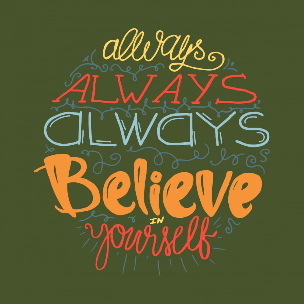 Always Believe In Yourself by Marika Barsrsind — canvas wall art