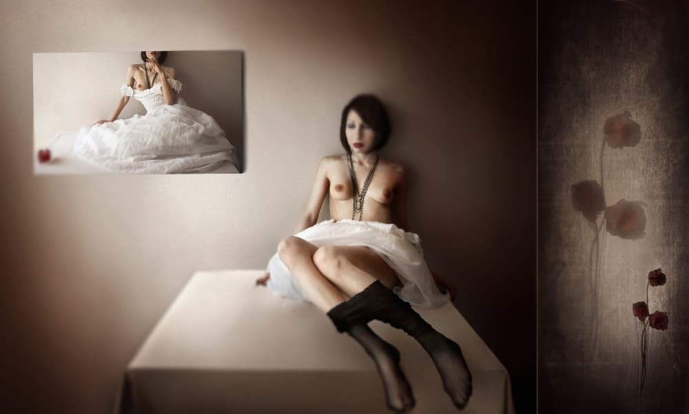 Sensual Bridal Dream by Ivaylo and Teodora — canvas wall art
