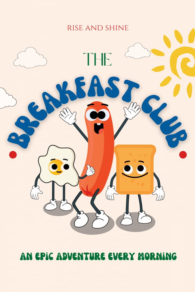 Cartoon Breakfast Buddies