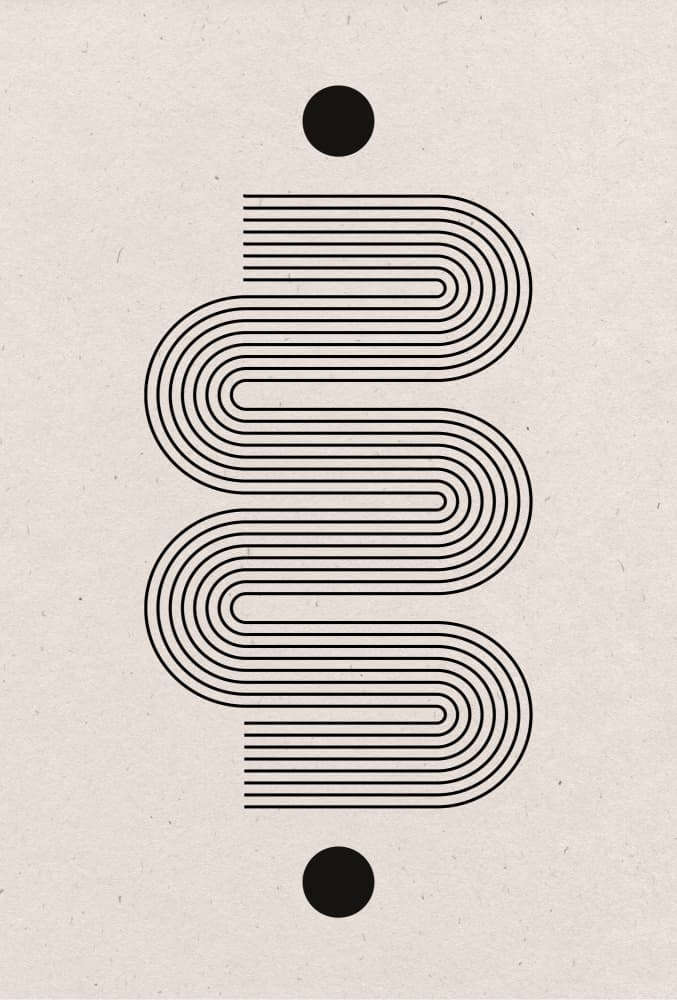 Winding Harmony by THE MIUUS STUDIO — canvas wall art