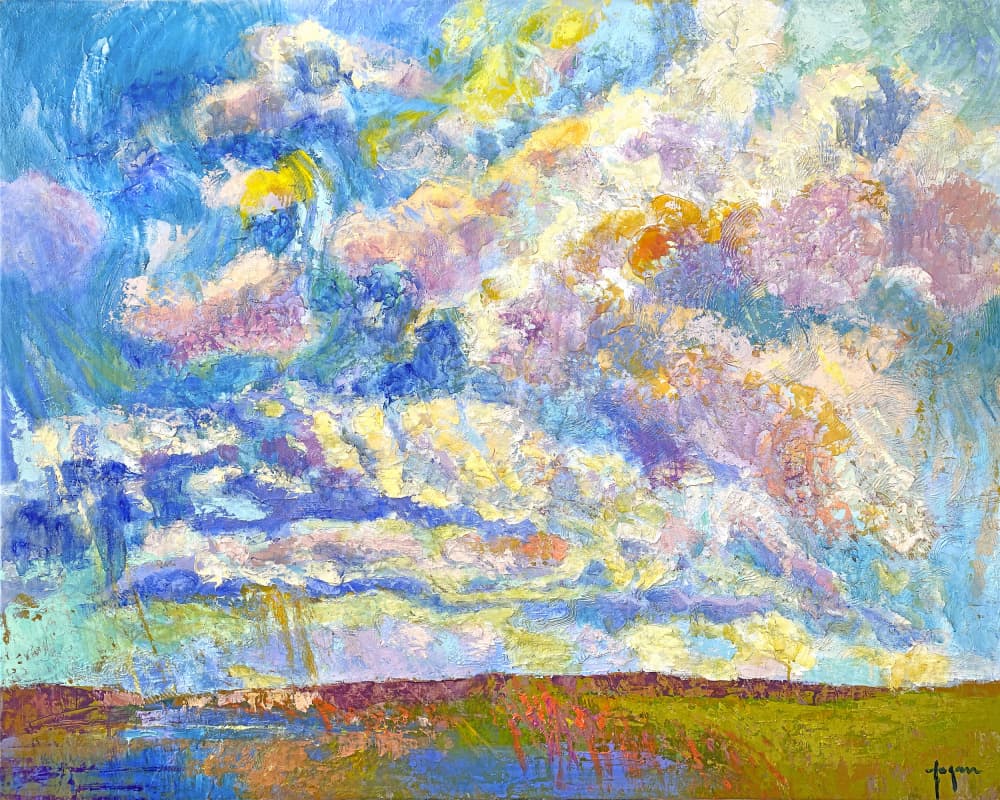 Colorful Skypaint by Dorothy Fagan — canvas wall art