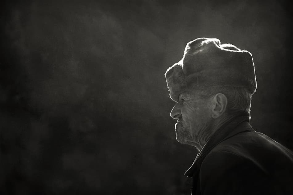 Dramatic Senior Profile by Ileana Bosogea-Tudor — canvas wall art