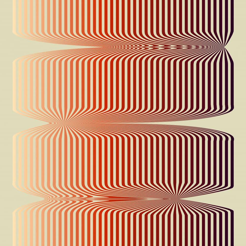 Flowing Striped Pattern by Angelo Cerantola — canvas wall art