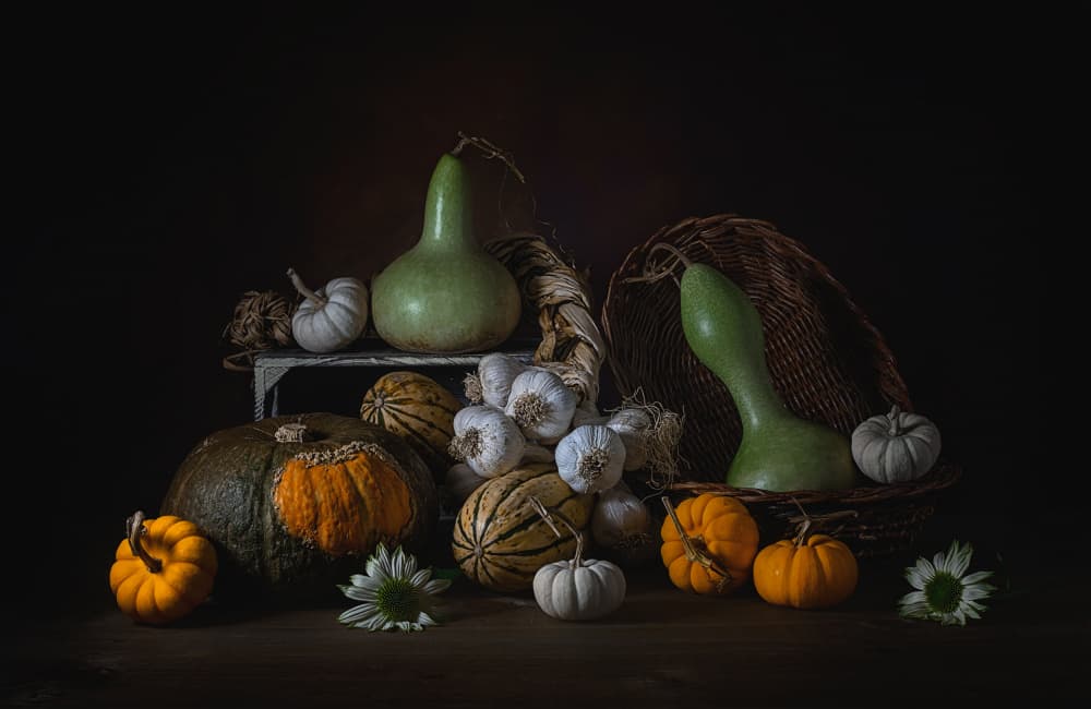 Rustic Autumn Harvest by Lydia Jacobs — canvas wall art