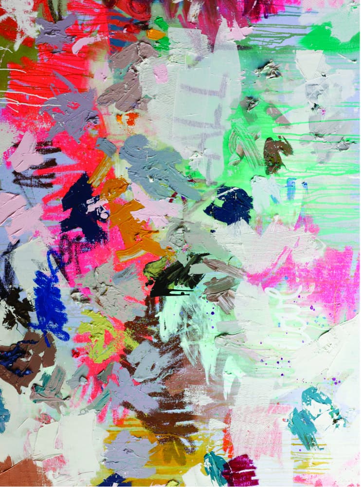 Vibrant Abstract Strokes by kent youngstrom — canvas wall art