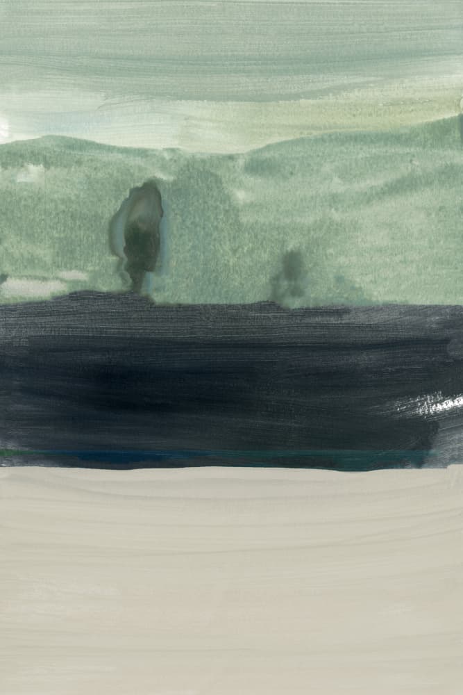 Serene Abstract Landscape by cartissi — canvas wall art