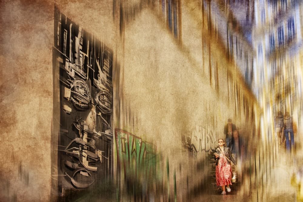 Dynamic City Art by Vitor Martins — canvas wall art
