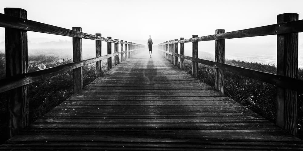 Long Path into Mist by Leif Løndal — canvas wall art