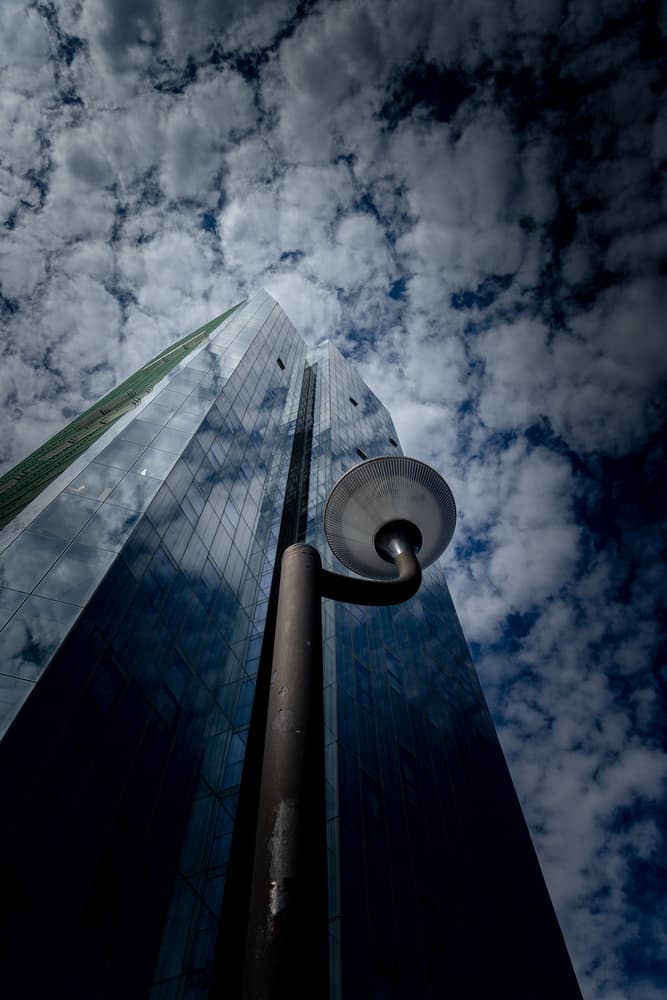 Urban Sky Reflection by Chris Hamilton — canvas wall art