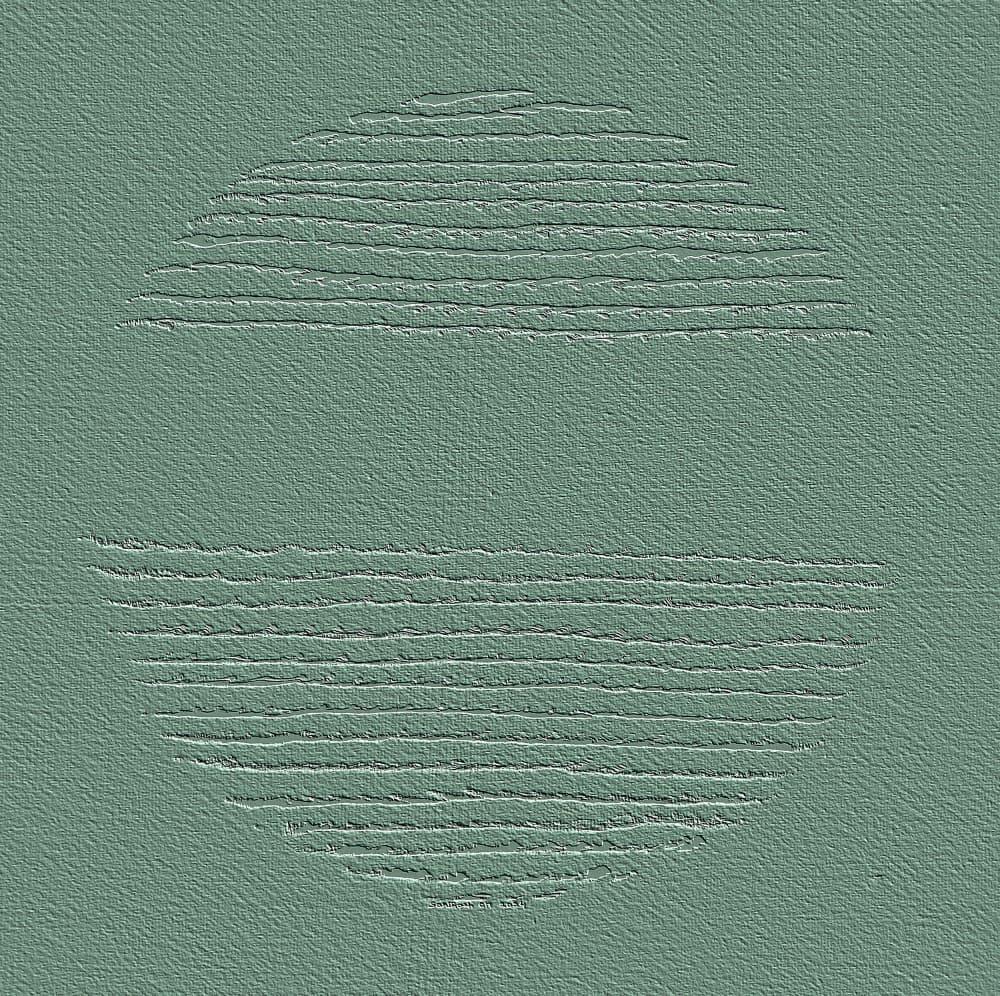 Textured Green Lines by Santhosh ch — canvas wall art