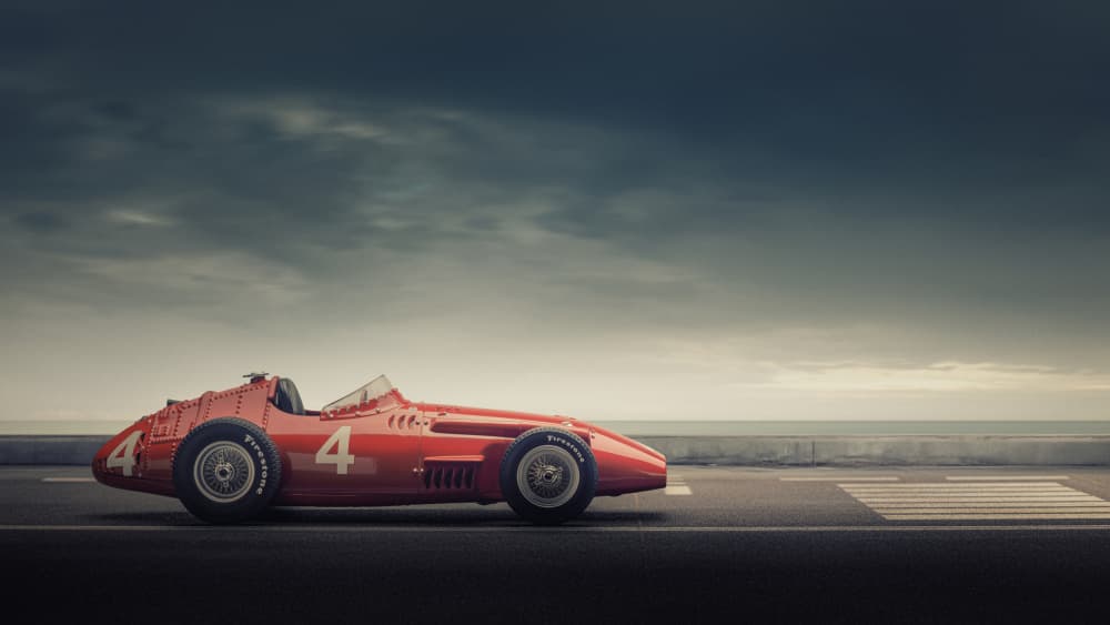 Classic Red Racer by Rico Cavallo — canvas wall art