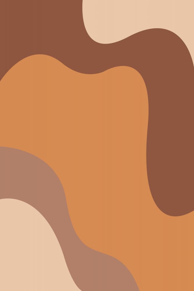 Earthy Abstract Waves by Karen Menzenbach — canvas wall art