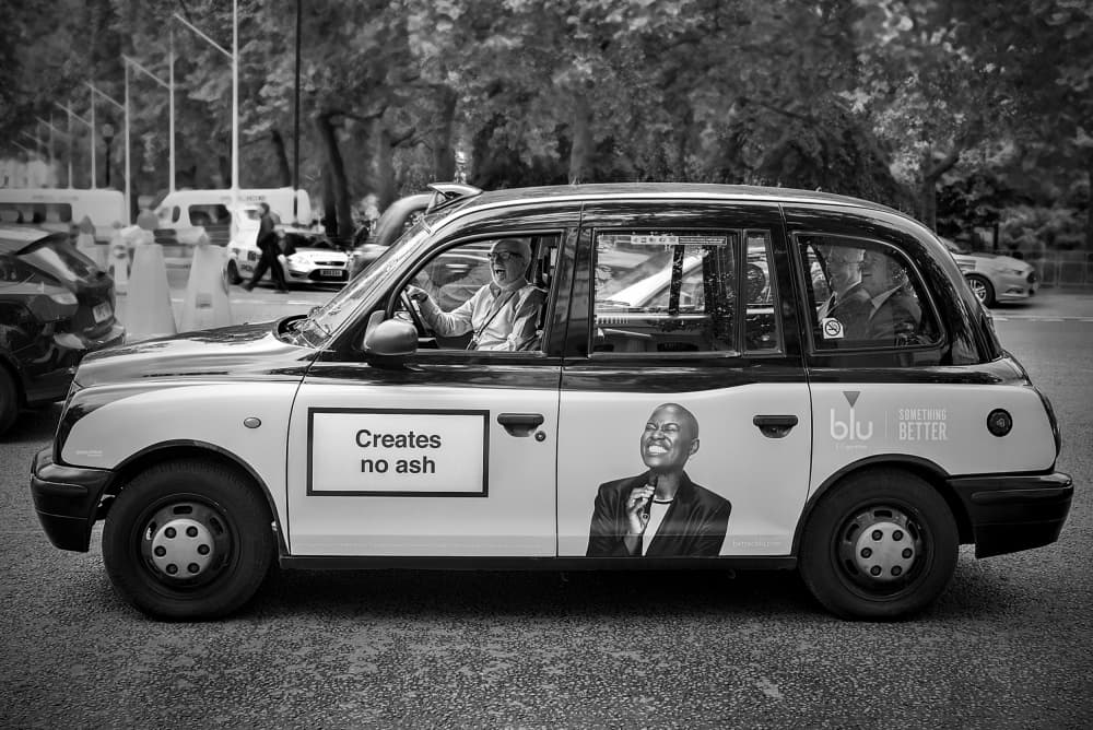 Classic London Taxi by Milan Uhrin AFIAP AZSF — canvas wall art