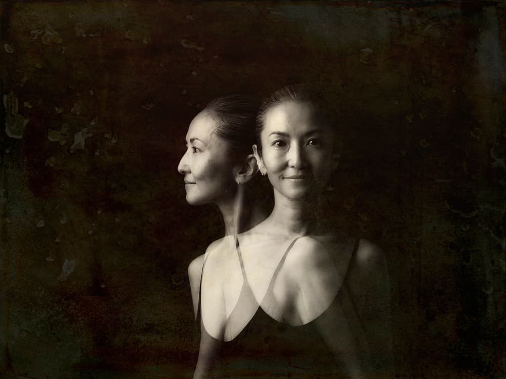 Elegant Sepia Duality by Naoya Nakagawa — canvas wall art