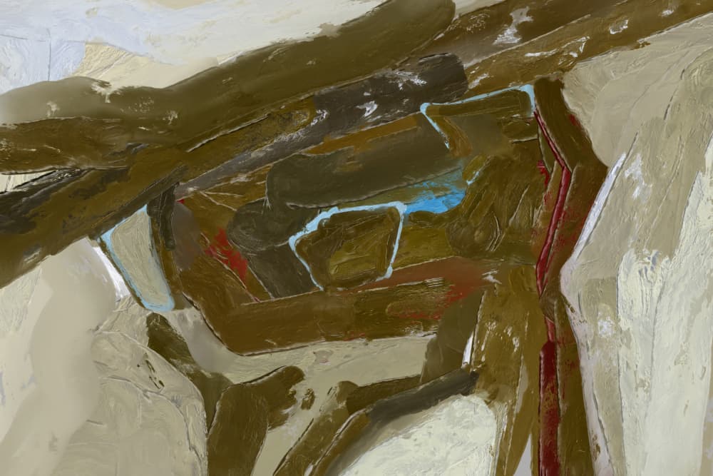 Earthy Abstract Flow by Josie George — canvas wall art