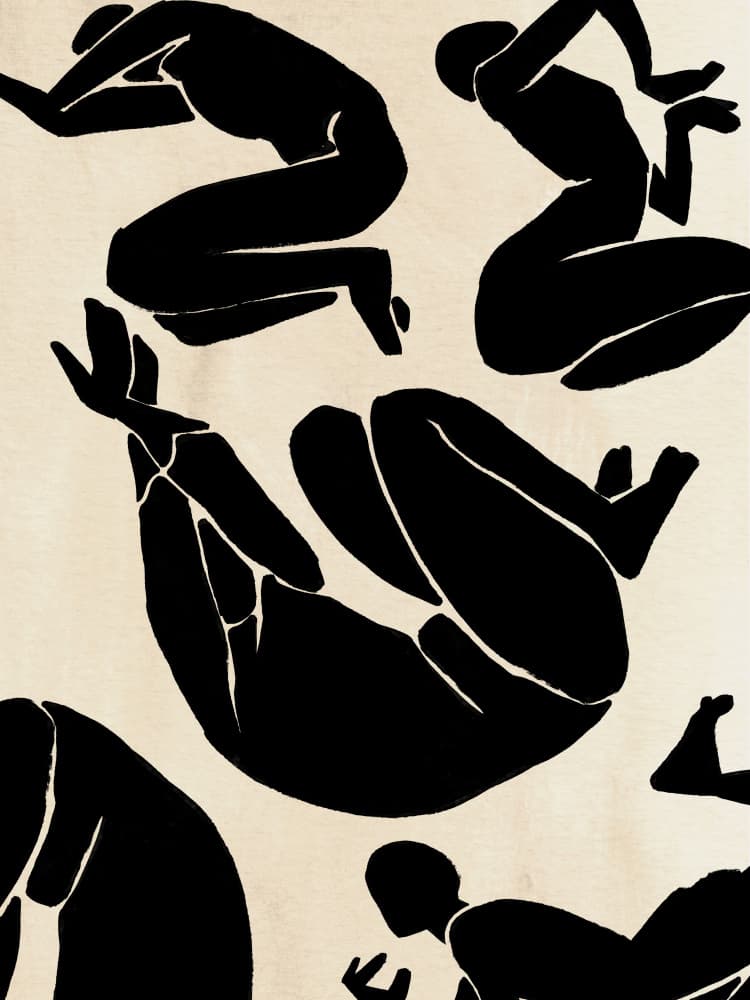 Shadowed Silhouettes by Treechild — canvas wall art