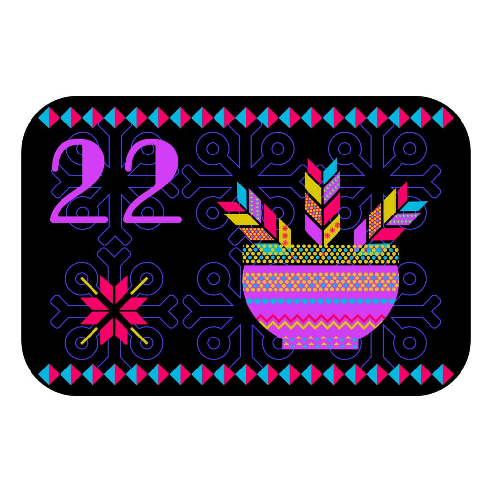 Colorful Tribal Feathers 22 by Marika Barsrsind — canvas wall art