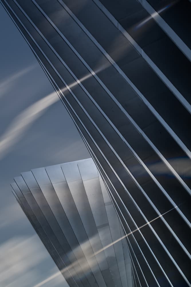 Modern Architectural Curves by Franco Tessarolo — canvas wall art