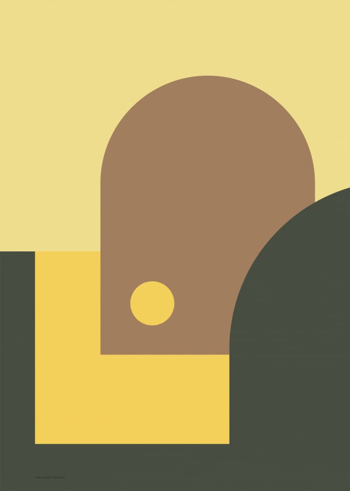 Midcentury Modern Forms by Nilesh Kulkarni — canvas wall art