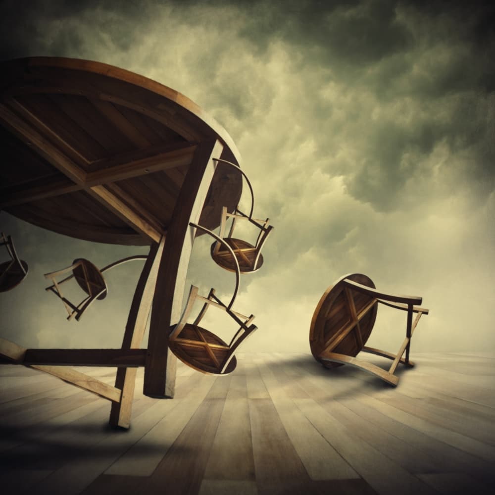 Surreal Furniture Dream by hardibudi — canvas wall art