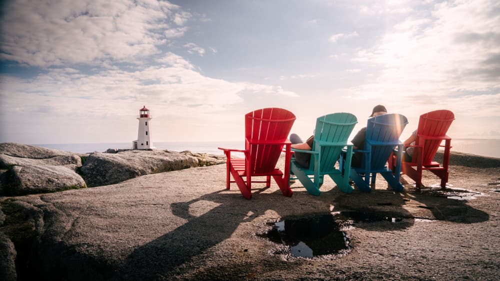 Relaxing Lighthouse View by Damien LeBlanc — canvas wall art