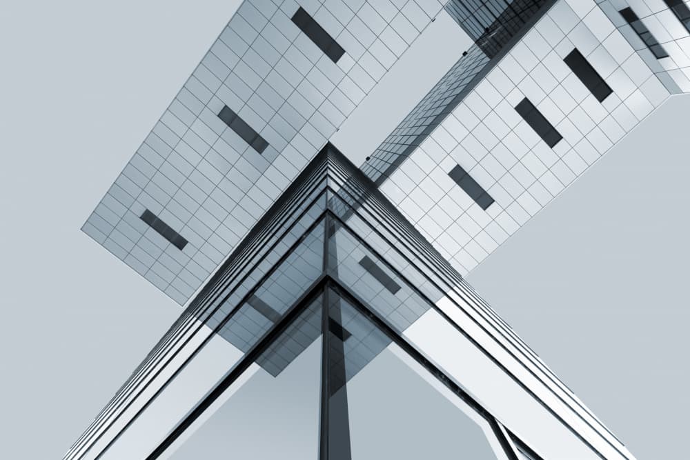Modern Glass Geometry by Harald Biebel — canvas wall art