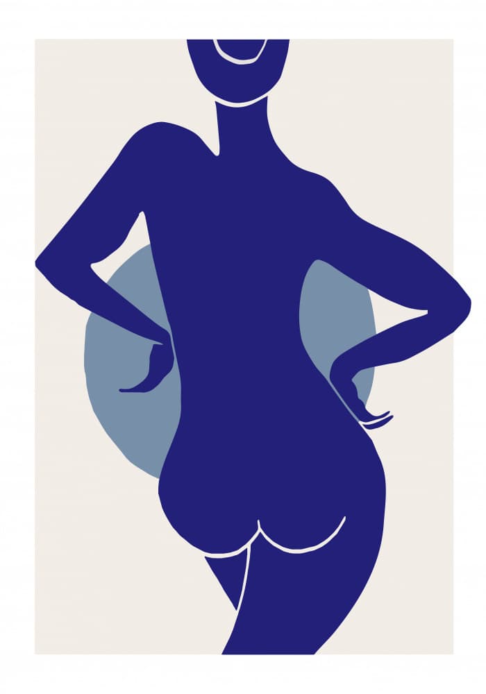 Abstract Female Form by Pictufy Studio II — canvas wall art