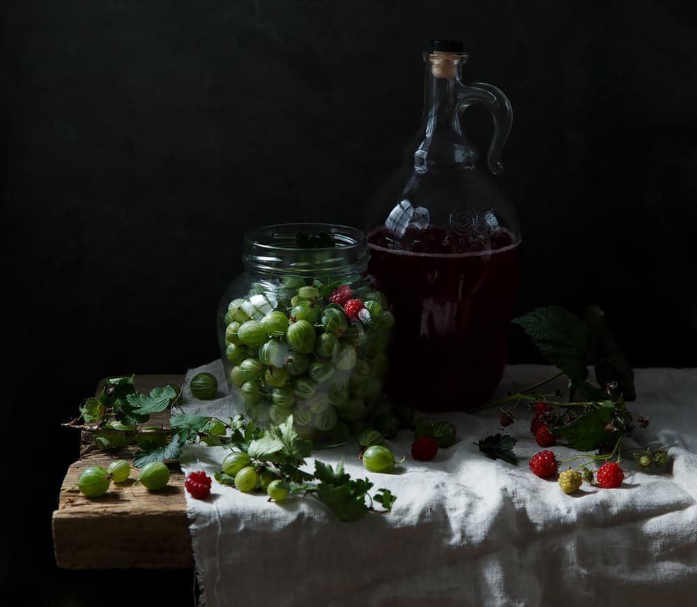 Fresh Berry Still Life by Ala Pneuma — canvas wall art