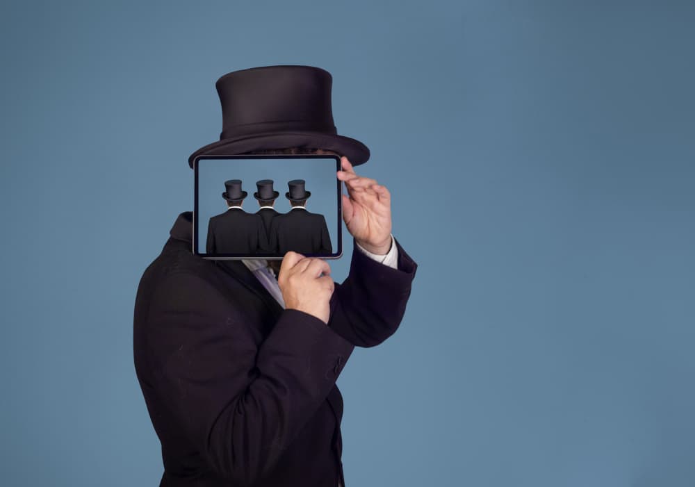 Digital Identity Masked by Michael Allmaier — canvas wall art