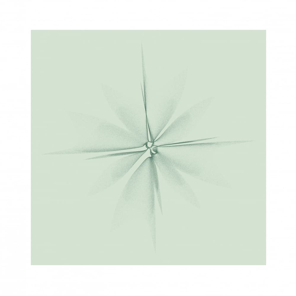 Ethereal Green Bloom by AV11 — canvas wall art