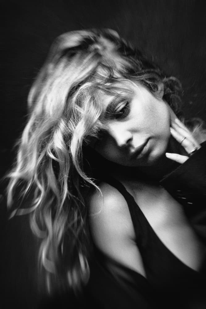 Pensive Blonde Portrait by Ruth Franke — canvas wall art