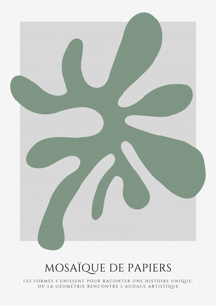Minimalist Leaf Shape by RS LAB STUDIO — canvas wall art