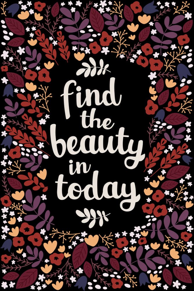 Find Beauty Today by EMELIEmaria — canvas wall art