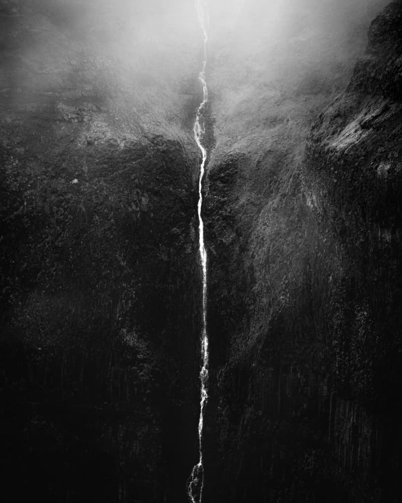 Misty Mountain Waterfall by Ionut Petrea — canvas wall art