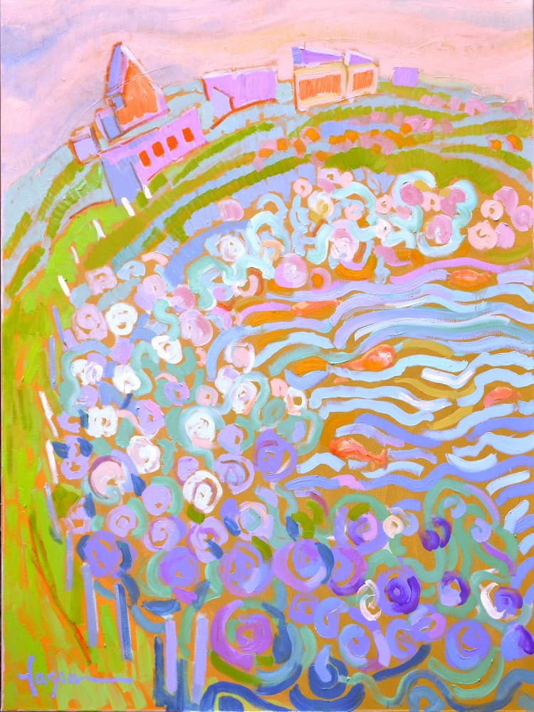 Vibrant Garden Melody by Dorothy Fagan — canvas wall art