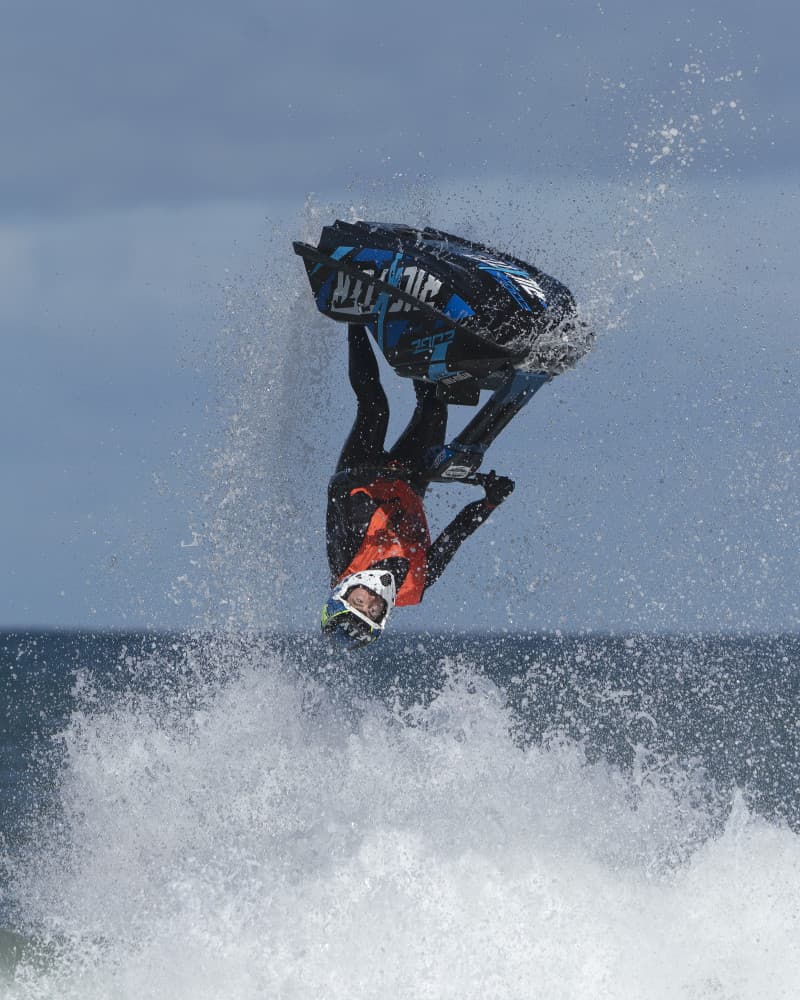 Extreme Jet Ski Flip by Oskar Baglietto — canvas wall art