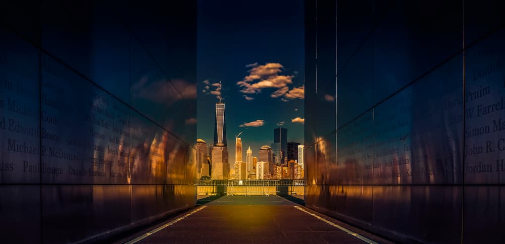New York Memorial Skyline by Jackson Carvalho — canvas wall art