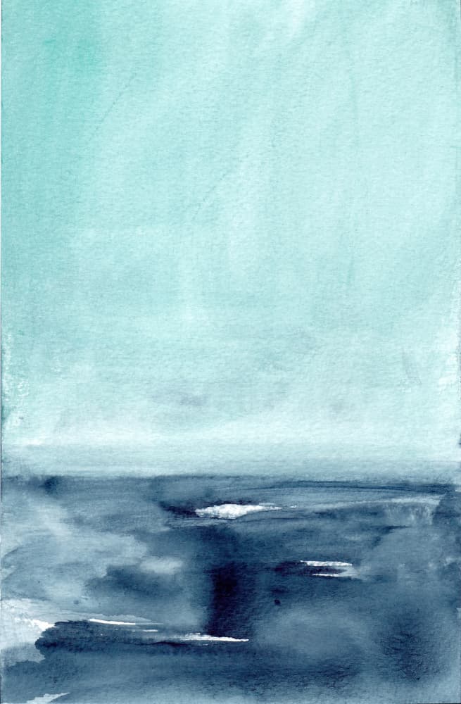 Calm Ocean Sky by Christine Lindstrom — canvas wall art