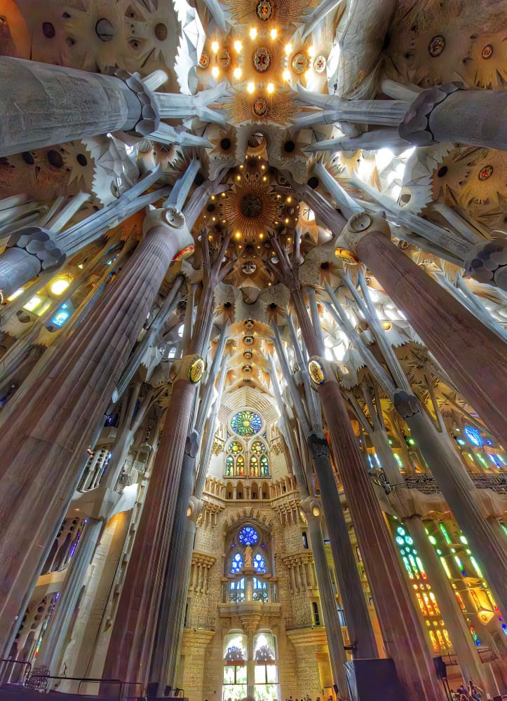 Soaring Cathedral Interior by Juan C. Murcia — canvas wall art